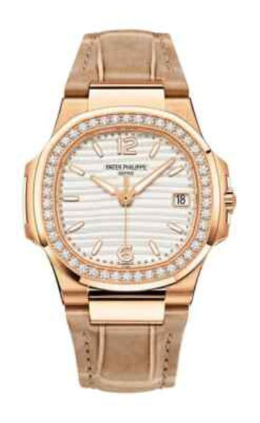 Patek Philippe Nautilus Rose Gold Nautilus Quartz 32mm 7010R - 011 - WatchesOff5th